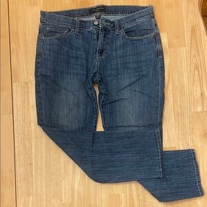 Banana Republic skinny fit cropped jeans.